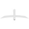 Ekena Millwork Bellingham Architectural Grade PVC Gable Bracket, 60"W x 20"H x 4"D x 4"F, 8/12 Pitch GBP060X20X0404BEL00 - alternate 3